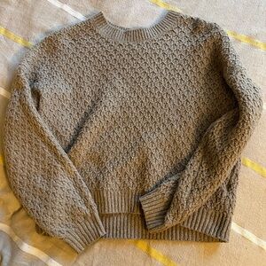 Hollister - Cozy Knit Sweater - Brown